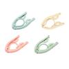 5PCS Folding Clothes Hanger Strong Durable Plastic Portable Drying Rack Space Saving Hanger for Travel Bathroom Hotel