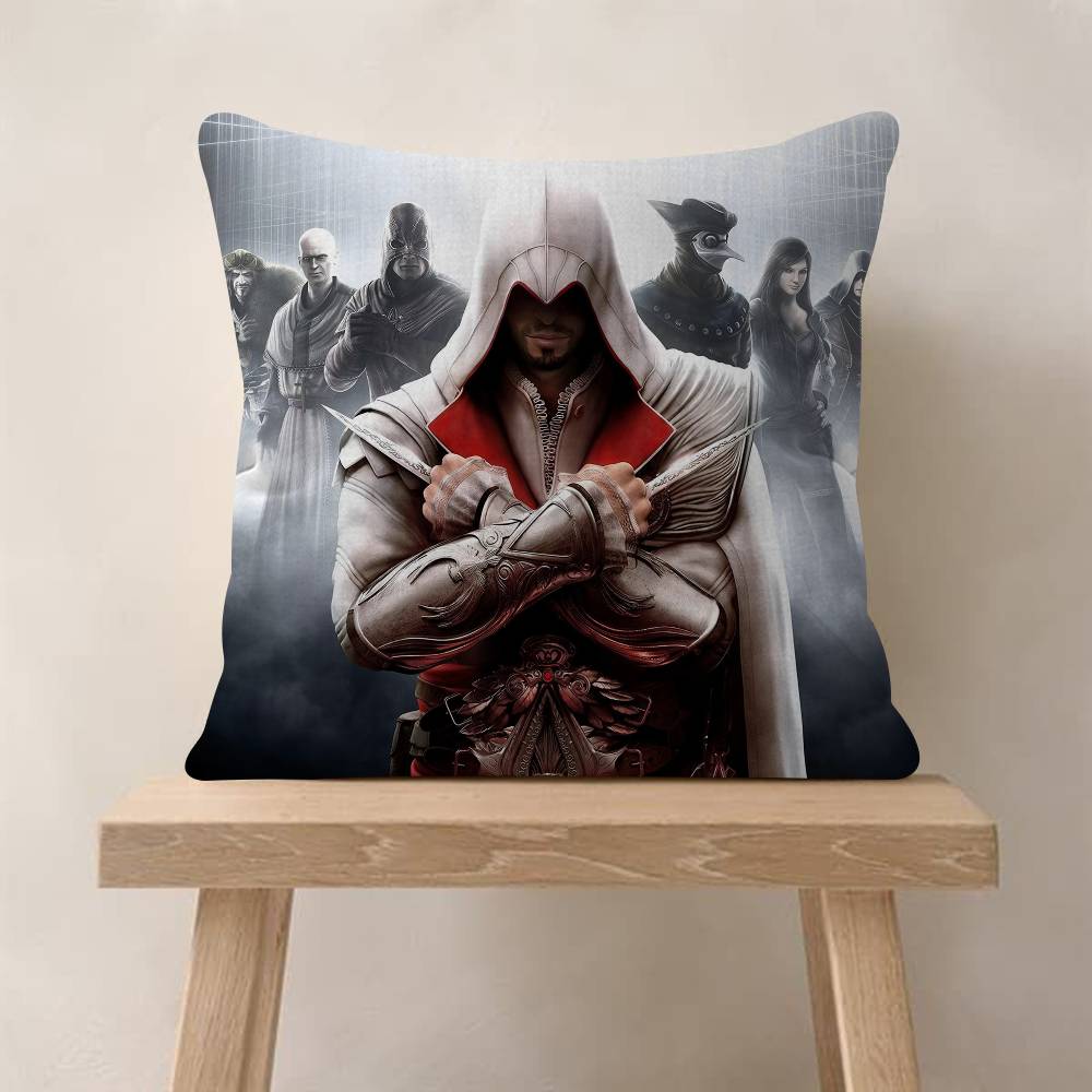 

Game AssassinES S CCreed Cushion Cover x Polyester Sofa Cushions Decorative Throw Pillows Home Decoration Pillowcover 30x30 cm