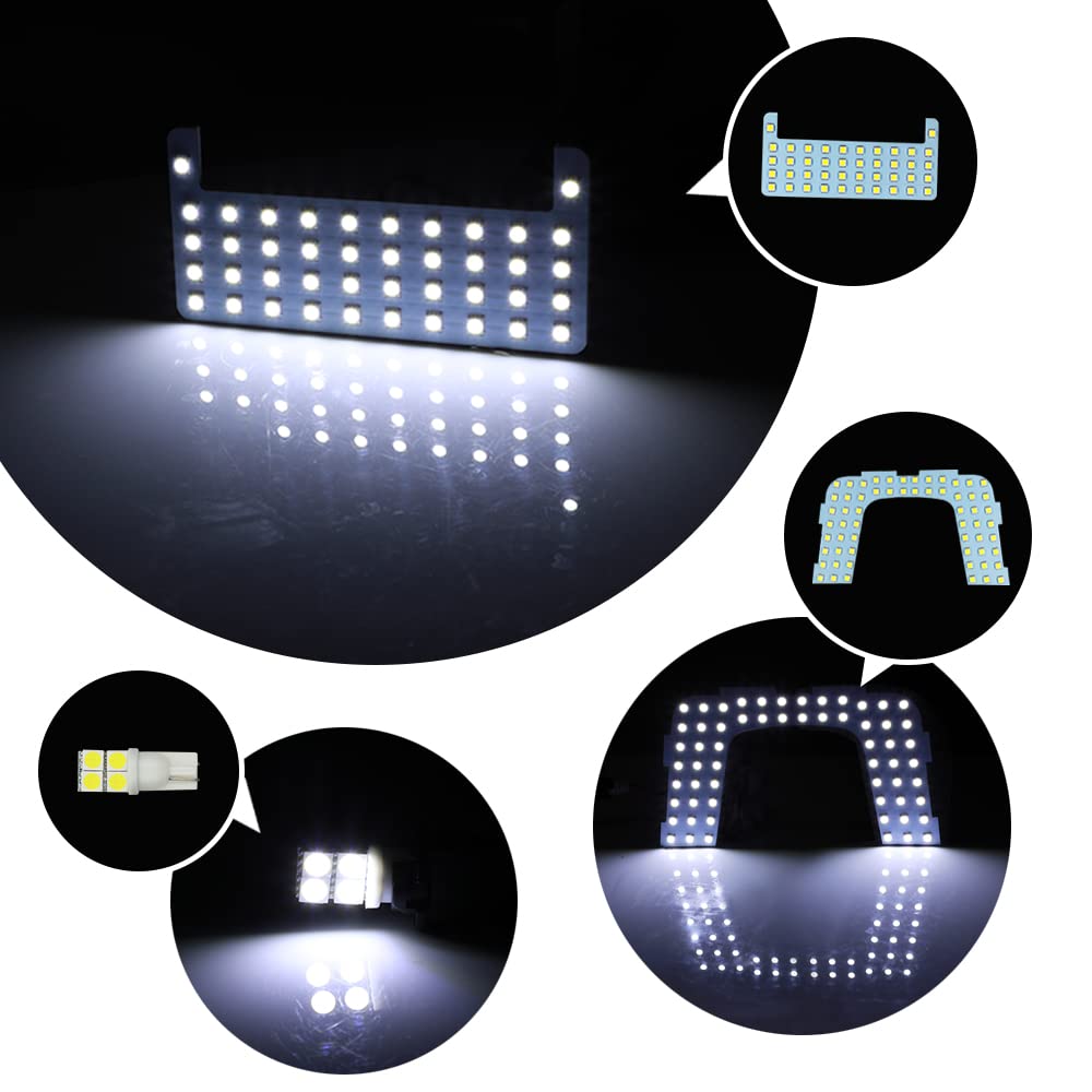 Weiße LED Innenleuchte für Toyota Prius 50 Serie Speziell für Fahrzeuge ohne Easy entwickelt Einfache Installation mit Spezialwerkzeugen Prius 50 (ZVW50,