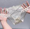 Women's Lace Panties Mid Waist Triangle Briefs Elastic Waist Sexy Comfortable Sexy Bikini Underwear Cheeky Underwear Panties Hipster Lace Trim Panties