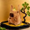 Rucsac de pluș Capybara Kawaii Modă Jucărie de pluș Pandantiv de blană Geantă de umăr pentru copii Mini Rucsacuri Genți Cadouri Pentru Prietenă