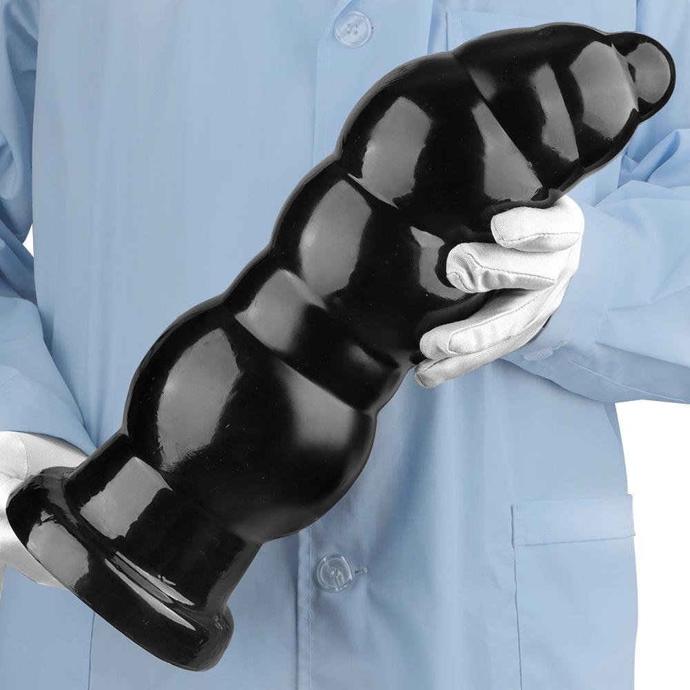 PVC velké anální zátky Masturbátor Dildo Fisting Sexuální hračky Big Dick Popruh na penis BDSM