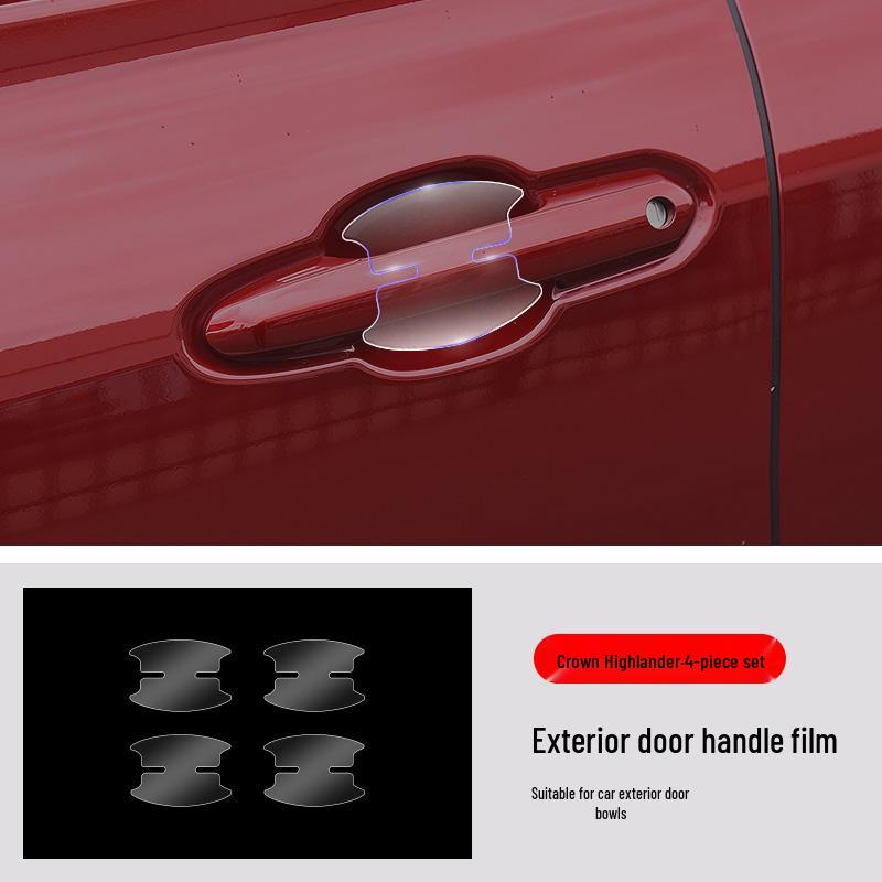 

Crown Land Cruiser Front & Rear Door TPU Anti-Scratch Film for Side Skirts Size specifications in description