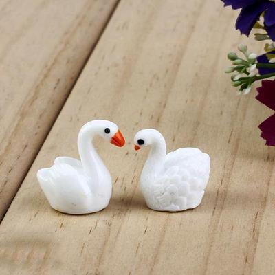 DIY-Mikro-Landschaftsornamente aus weißem Schwanenmoos – kleine dekorative Accessoires für die Landschaftsgestaltung.