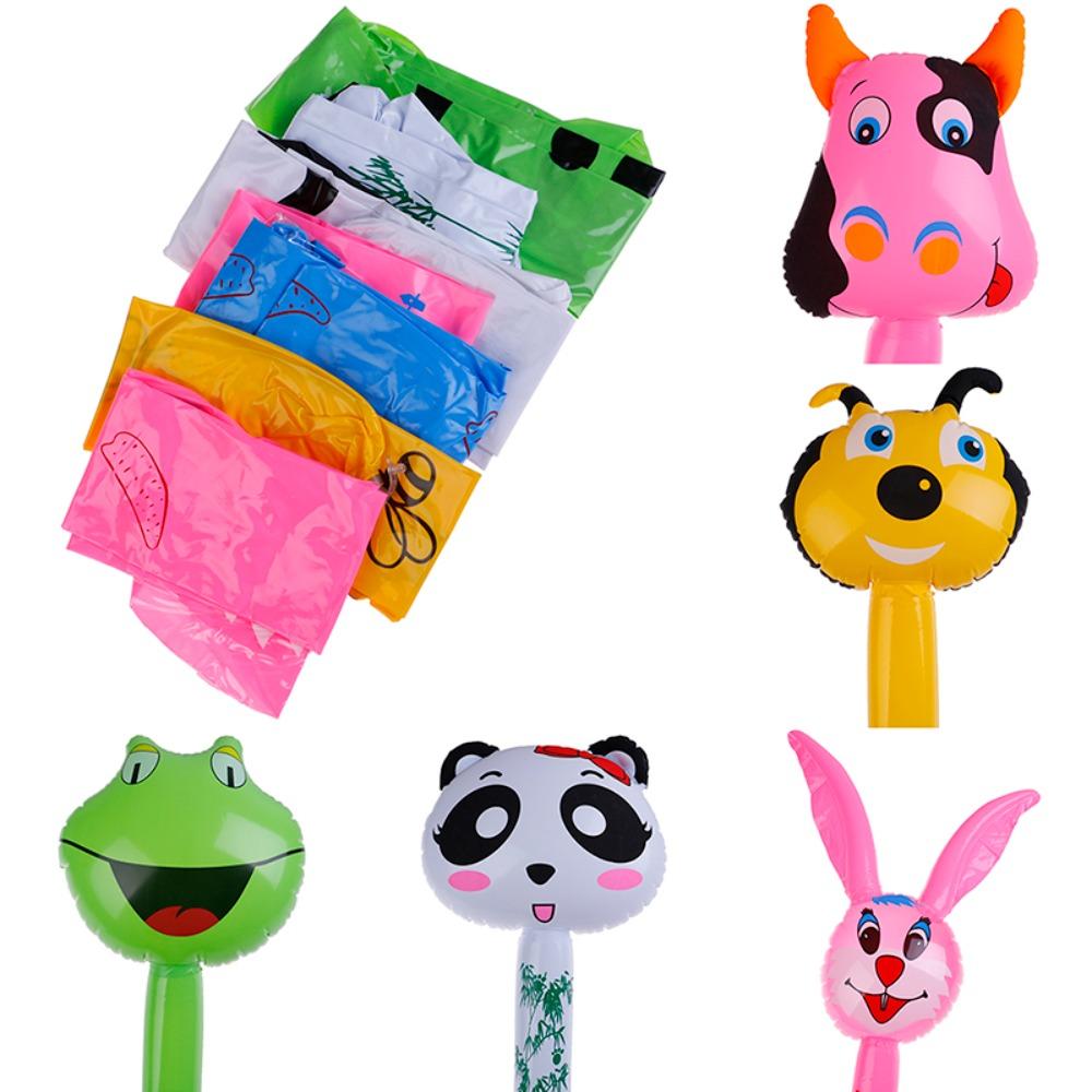 Inflatable Hammer Inflatable Animal Stick Toy Animals Inflatable Stick Inflatable Ballooons Toys