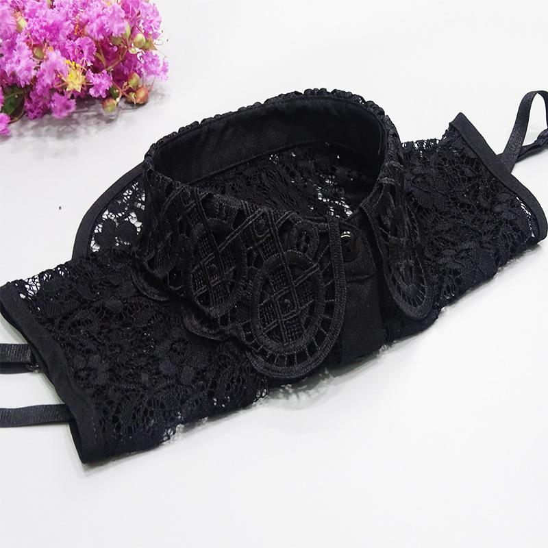 Girls' Lace Stand-Up Frill Collar: Autumn & Winter Versatile Decorative Shirt Layer 