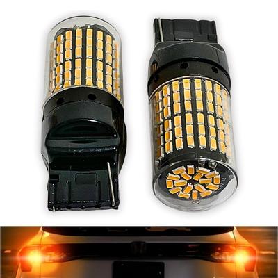 T20 LED Blinkerbirne, Set mit 2 Stück, Hohe Helligkeit 3014 Chips, 144 Stück,