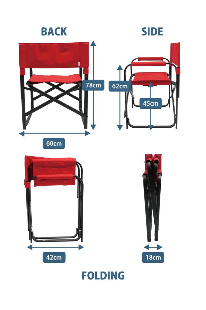 Shinanotent Chair ACE Load Capacity 200kg Folding Chair Deck Chair Outdoor Folding Chair Plain Colorful Mat Stable Durable Durable Sports Day Garden