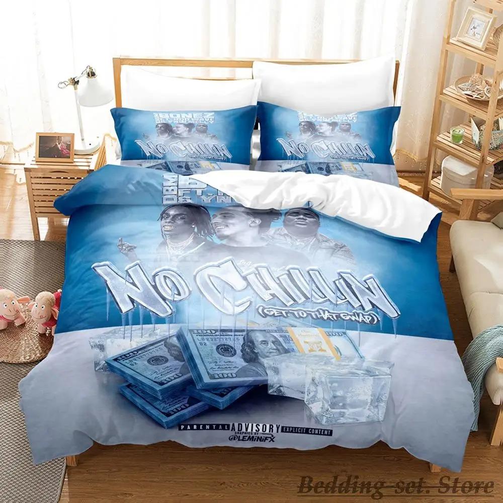 Popular Rod Wave Bedding Set Single Twin Full Queen King Size Bed Set Adult Kid Bedroom Duvetcover Sets Anime Parure De Lit Bed