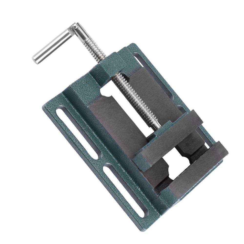Cast Iron Drill Press Vice 4" Opening Size Heavy Duty Vise Bench Clamp Vise  Woodworking