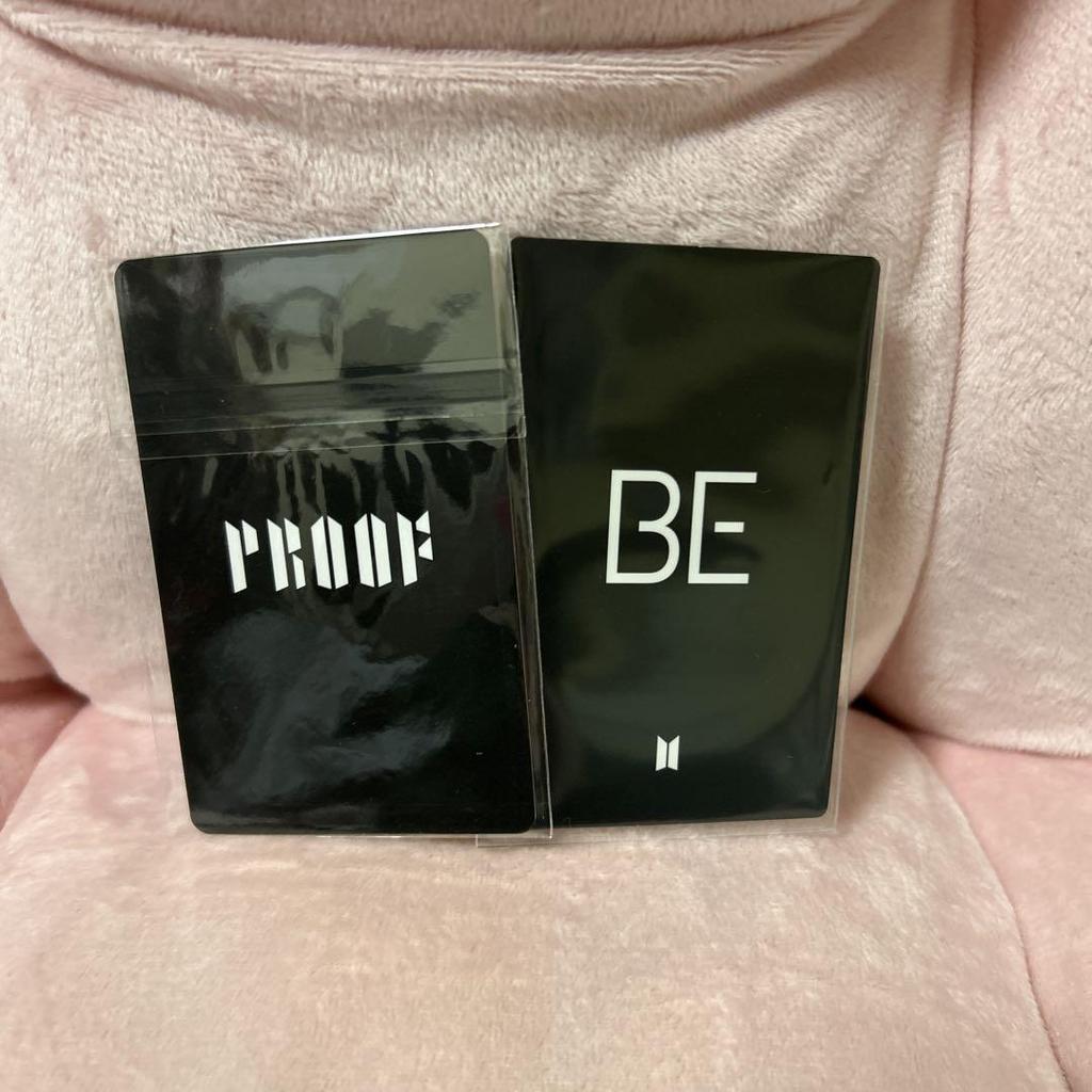 [USED] BTS Proof Bonus Trading Card and BE Lucky Drop
