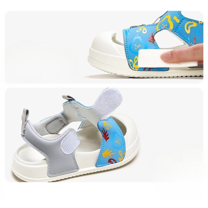 Boys' Shoes with Cartoon Designs and Anti-slip Properties, Breathable Girls' Sandals
