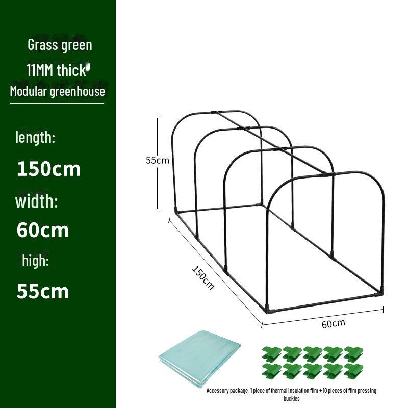 Plant Insulation Shed: Waterproof and Windproof Greenhouse Cover for Balcony Succulents, Winter Weather Protection