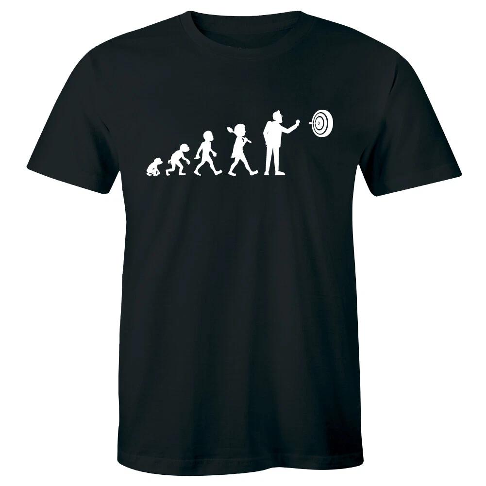 

Darts Evolution Men s T-Shirt Dart Player Hobby Gift Tee for Him XL