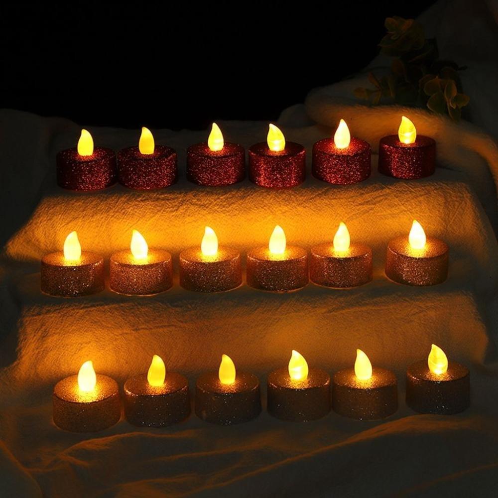 Candles Battery Powered Halloween Ornament Tea Lights Flameless Candles Home Decor Candle LED Lamp