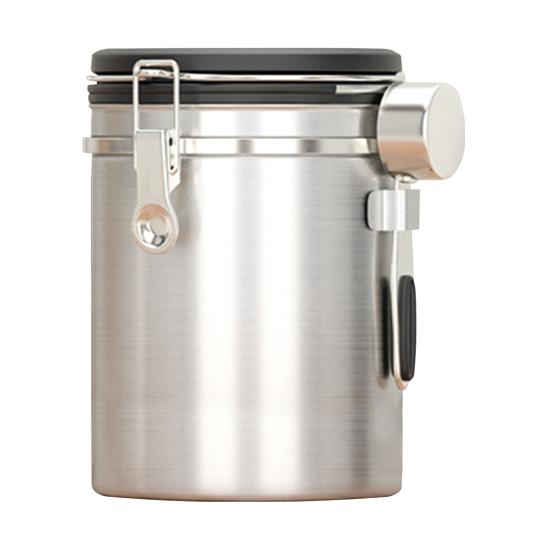 

1800 мл нержавеющая сталь кофейная канистра герметичный контейнер с датой трекер мерная ложка фиксатор свежести 1800ml