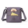 Solid Color Small Square Bag Women's Outdoor Waterproof Nylon Shoulder Crossbody Bag