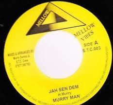 

7inch Record MURRAY MAN Jah Sen Dem STC003 Mellow Vibes 2001 UK Reggae Ska Dub Used