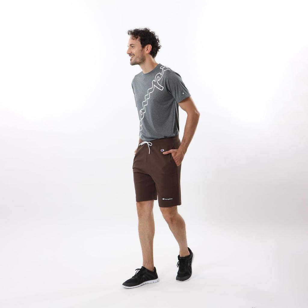 Quick UV Heat Script Logo Brown [Champion] Shorts, Dry, Protection, Shielding, Shorts, Men's Sports, C3-ZS504,
