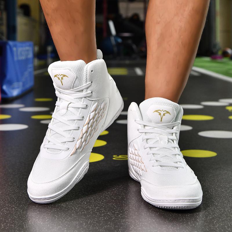 Men Boxing Shoes Combat Sports Wrestling Shoes Combat Equipment Outdoor Sneakers Original Fighting Fitness Wrestling Boots