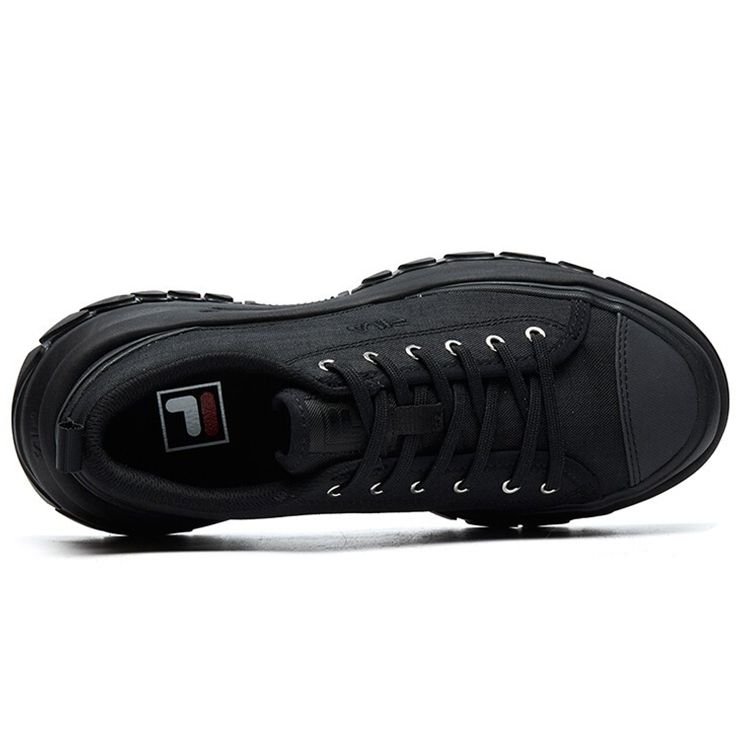 Fila Lava Canvas Sports Durable Low-Top Casual Shoes Women Sneaker Black F12W124155FBK
