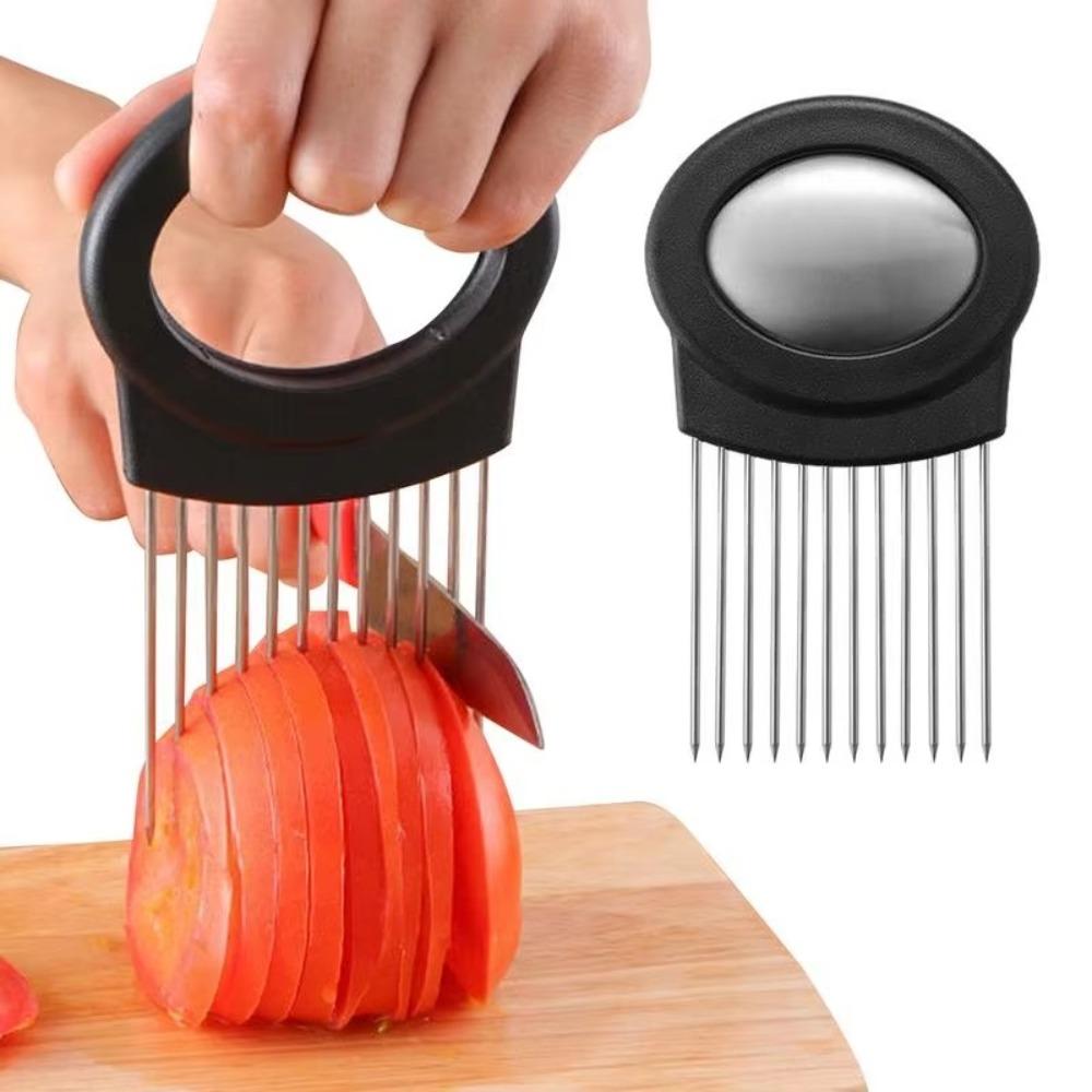 Onion Needle Easy Slicer Chopper Multifunction Tomato Fork New Vegetable Tool