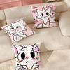 Boykisser Silly Cat Cute Pillow Case Applicable Space For Guest Rooms Interiors Cars Office House Decoration