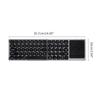 Foldable BluetoothCompatible Keyboard Portable Wireless Keyboard Rechargeable UltraSlim Folding Keyboards