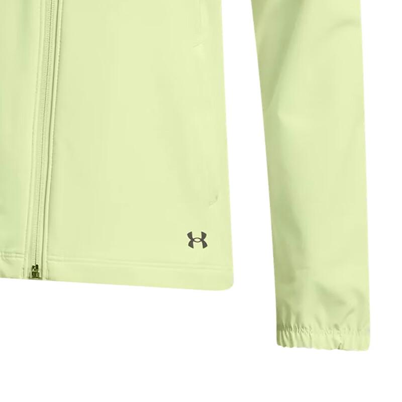 Under Armour Storm Letter Print Versatile Comfortable Hooded Long Sleeve Jacket Women Jackets Light-Green 1377043-383