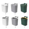 High-Strength PP Plastic Trash Can - Sealed And Odorless Easy To Clean Wall Mounted Trash Can Trash Can For Kitchen