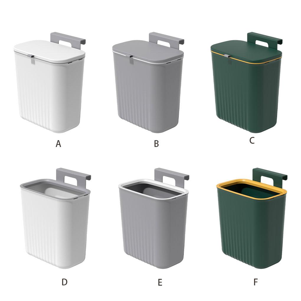 High-Strength PP Plastic Trash Can - Sealed And Odorless Easy To Clean Wall Mounted Trash Can Trash Can For Kitchen