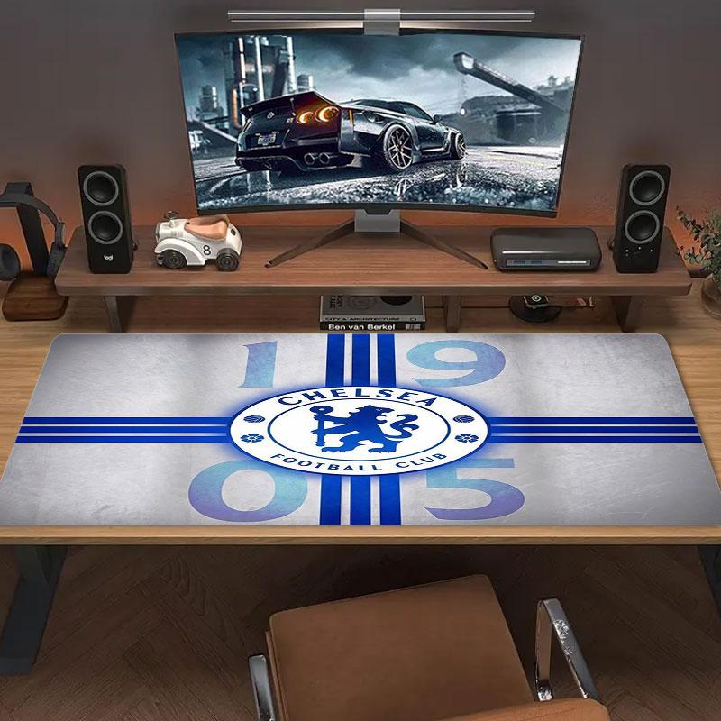 Chelsea F Large Size Mouse Pad Large Gaming Table Cushion Non-slip Laptop Tablet Big Mousepad XXL Mat Mini PC Playmat With Lock Edge