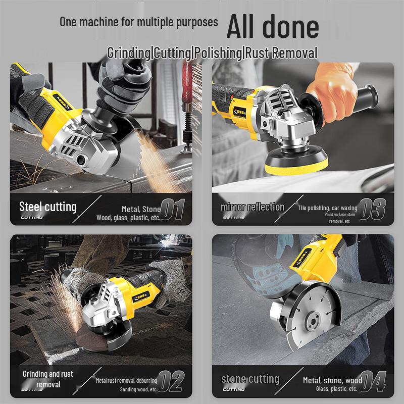 Ai Ruide 21V Cordless Angle Grinder CN Plug (adapter Included)