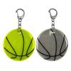 Basketball Shape Warning Reflective Pendant Backpack Reflective Strips Safety Cycling Reflector for Cycling Motorcycles