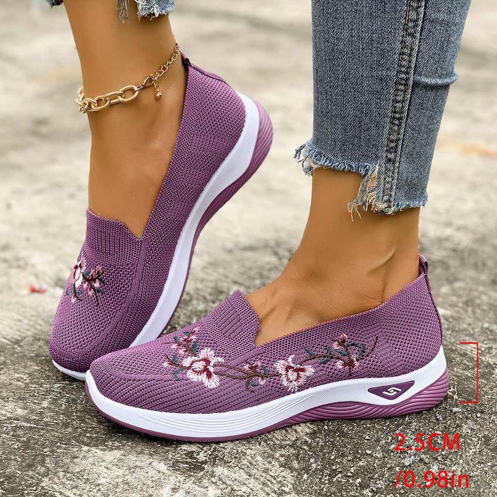Damen Sommer Atmungsaktive Mesh Ballerinas Damen Schuhe Lässige Sneakers Schuhe