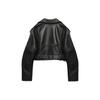 Zara Solid Color Zip Jacket Women Jackets Black 03427736800