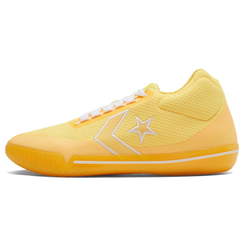 Converse All Star BB Evo "Hometown" Ginkgo Fabric Synthetic Leather TPU Low-Top Basketball Shoes Unisex Yellow Orange