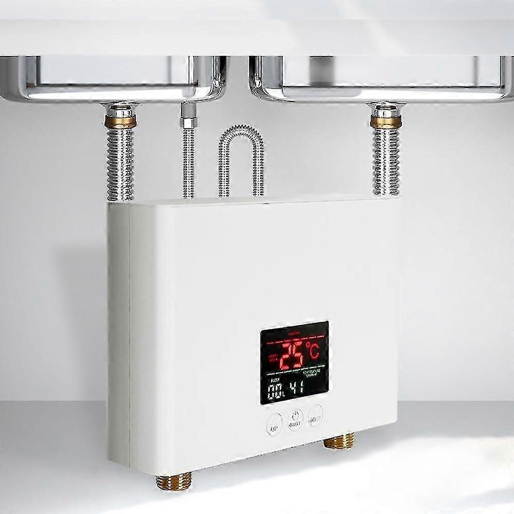 Instant Water Heater 3kw Mini Electric Tankless Water Heater Wall-mounted With Led Display 3-level T