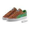 Minecraft x Puma Suede Jr Grasblock Kinder Sneaker Braun Friar-Brown Farn-Grün 384485-01