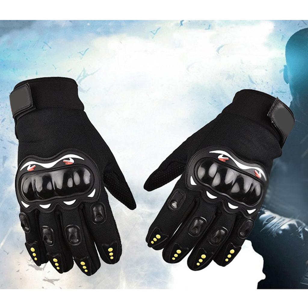 Motorradhandschuhe Atmungsaktiv Rutschfest Vollfinger Touchscreen Motorradhandschuhe für Outdoor