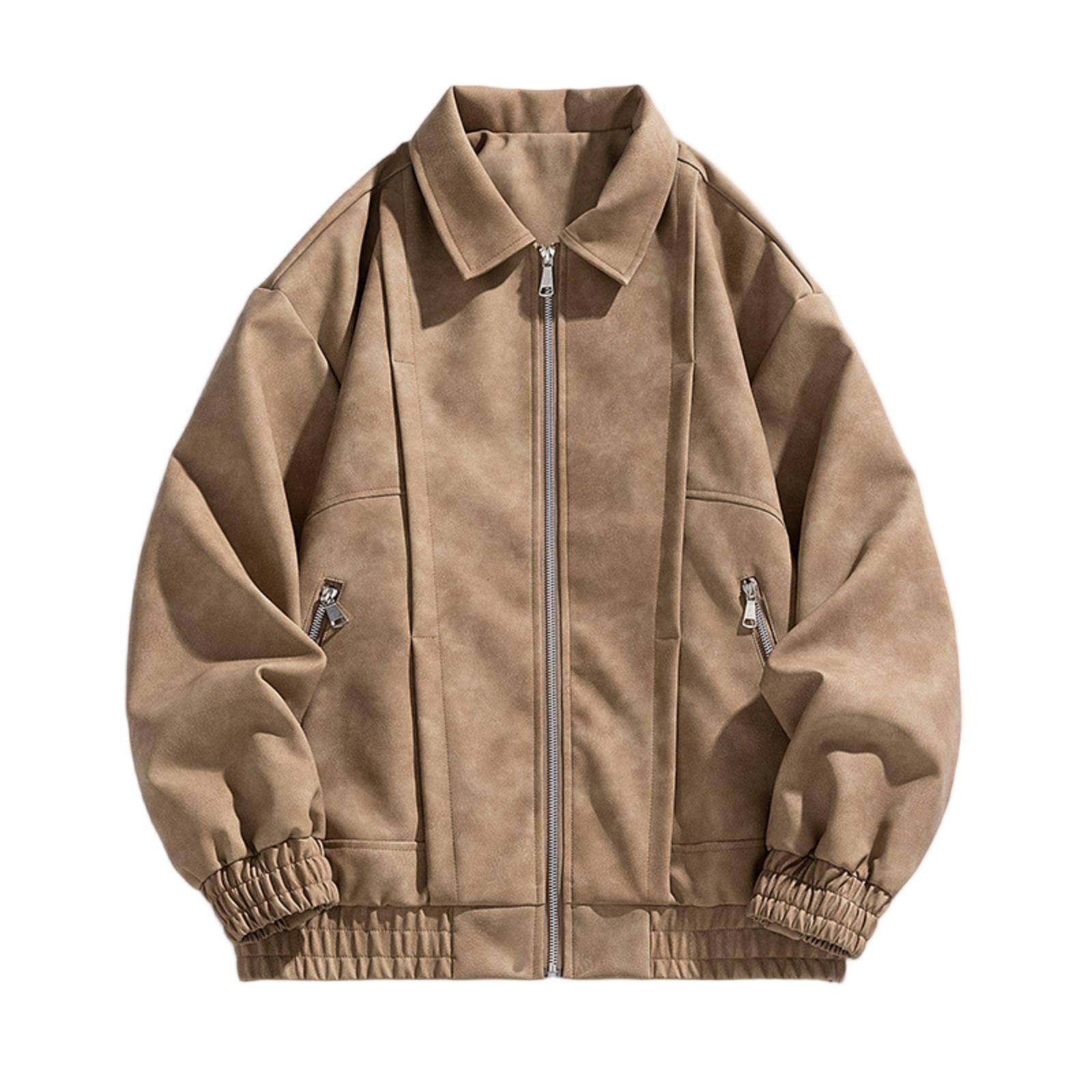 

Красивая Модная Летная Куртка с Лацканами Все Виды Свободная Повседневная Ретро Куртка XL