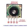 1pc RH2702 Resistance Stepping Dual-unit Channel Audio Volume Control Potentiometer For Hi-Fi Sound Systems