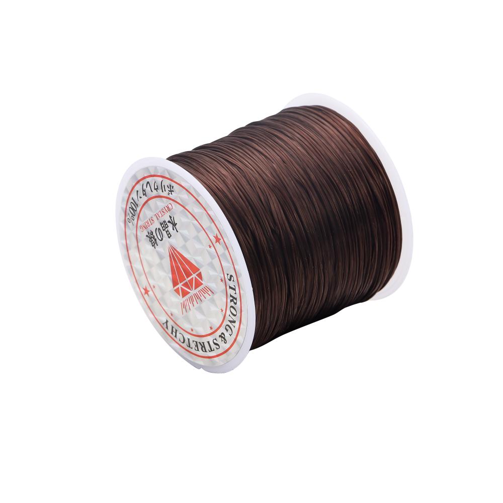 10-40m Roll Strong Elastic Crystal Beading Cord 1mm for Bracelets Stretch Thread String Necklace DIY Jewelry Making Cords Line