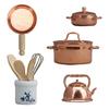 Miniature Metal Cookware For Miniature Displays 1/12 Scale Robust Construction With Detailed Design Features