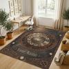 Steampunk Time Theme Soft Crystal Velvet Rug Custom Name & Text Print Non Slip Floor Rug for Bedroom Living Room
