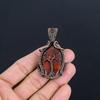 Red River Jasper Jewelry, 999 Copper Wire Wrapped Pendant Handmade Gemstone Jewelry, Gifts For Wife Brand New Pendant