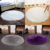 Faux Rug Fur Machine Washable Circular Bedroom Living Room Simplicity Decor