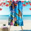 Underwater World with Turtle and Coral Reef - Beach Towel Quick-drying for Travel Outdoor Sports Jogging Beach and Swimming