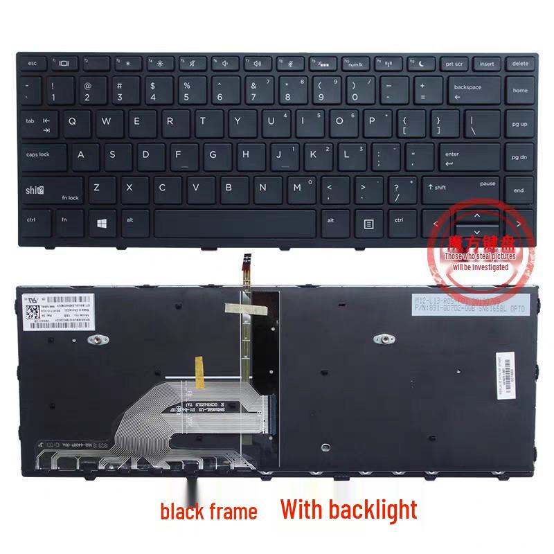 HSN-Q04C/06/08 Keyboard for HP ProBook: Compatible with 66 G1, 640/645 G4, 440/430/445 G5.