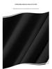 2025 Women's High-Waisted Black Micro-Flare Pants – Slimming, Casual Drape with Split Hem